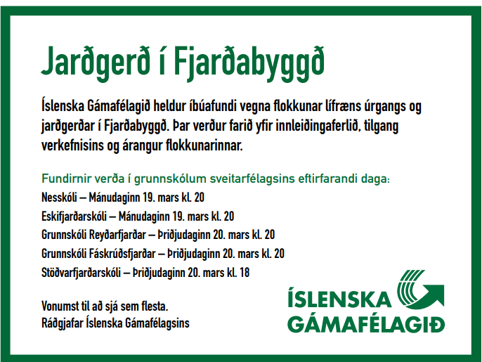 Kynningarfundir um jarðgerð í Fjarðabyggð