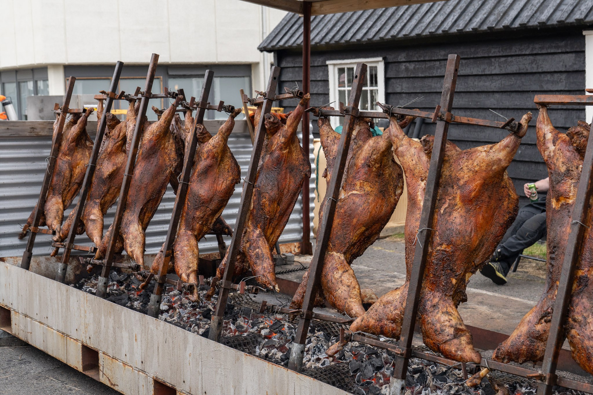 Lambaskrokkar á grilli