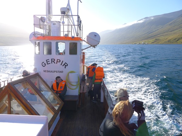 7. bekkingar í Fjarðabyggð í heimsókn í Mjóafirði