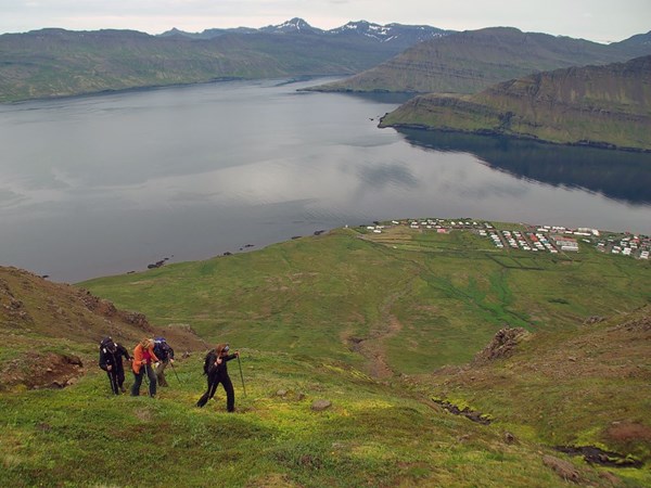 Framkvæmdir í Fólkvangi Neskaupstaðar