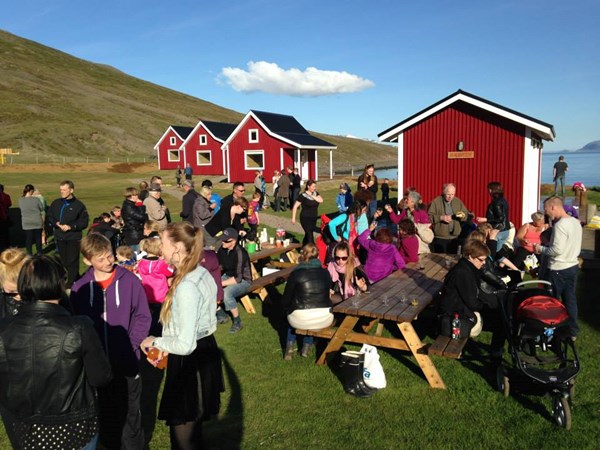 Veðrið lék við hátíðargesti