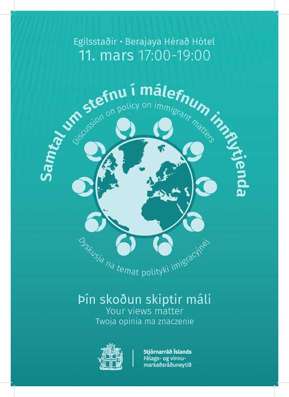 Samtal um stefnu í málefnum innflytjenda Samtal um stefnu í málefnum innflytjenda