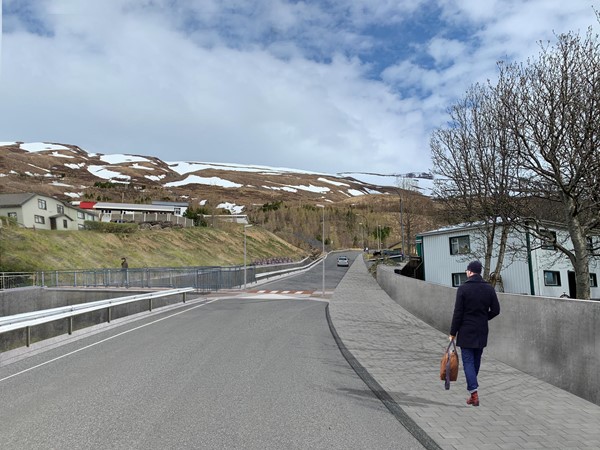 Framkvæmdir við ofanflóðavarnir við Lambeyrará Framkvæmdir við ofanflóðavarnir við Lambeyrará