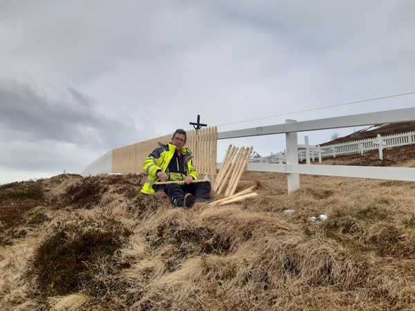 Endurbætur við Franska grafreitinn á Fáskrúðsfirði