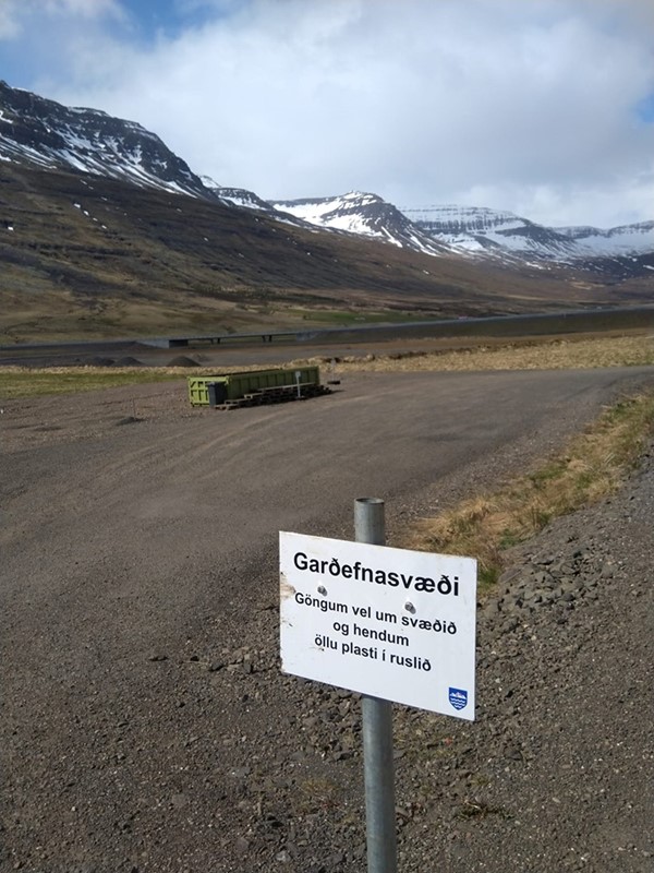 Nýtt garðefnasvæði á Eskifirði