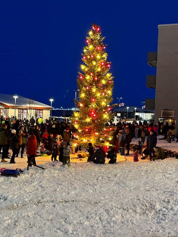 Ljósin tendruð á jólatrjánum í Fjarðabyggð