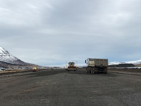 Framkvæmdir við Norðfjarðarflugvöll