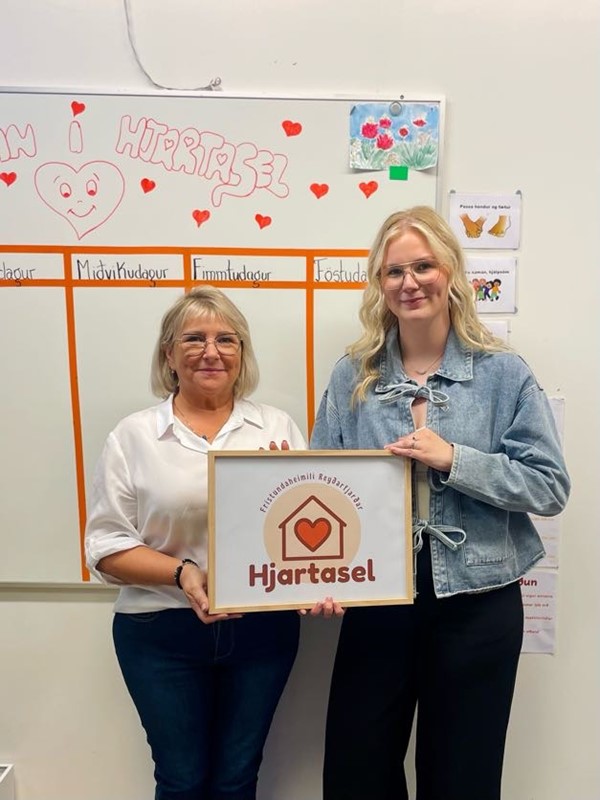 Frístundaheimili Reyðarfjarðar fær nýtt nafn: Hjartasel