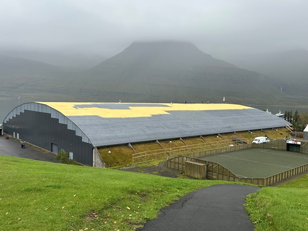 Framkvæmdir við fjarðabyggðarhöllina