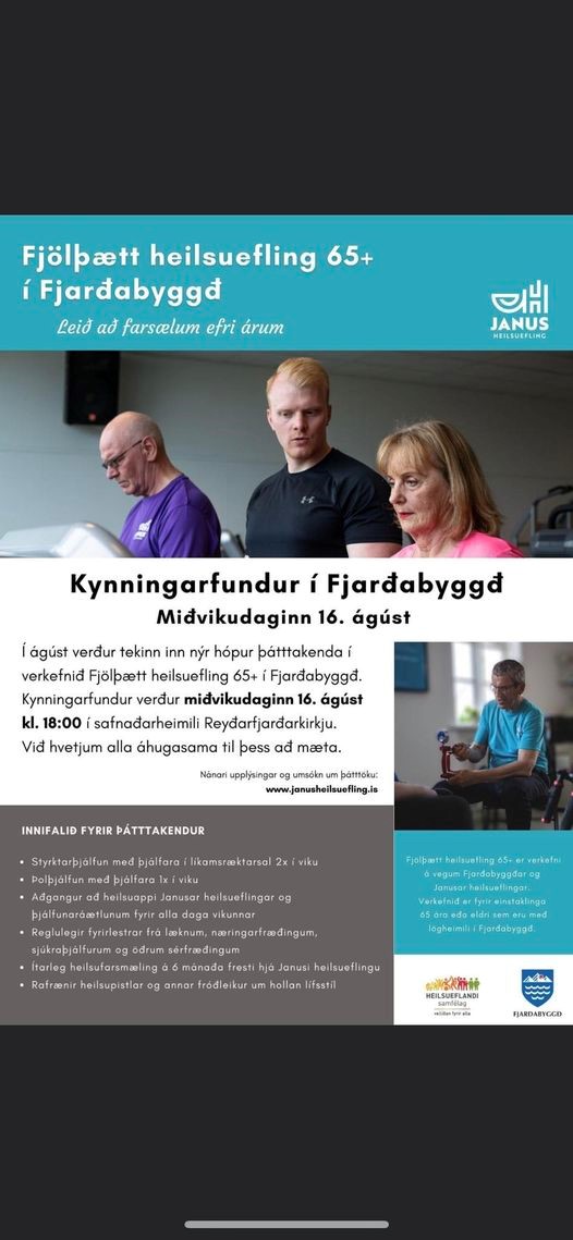 Fjölþætt heilsuefling 65+ Fjölþætt heilsuefling 65+