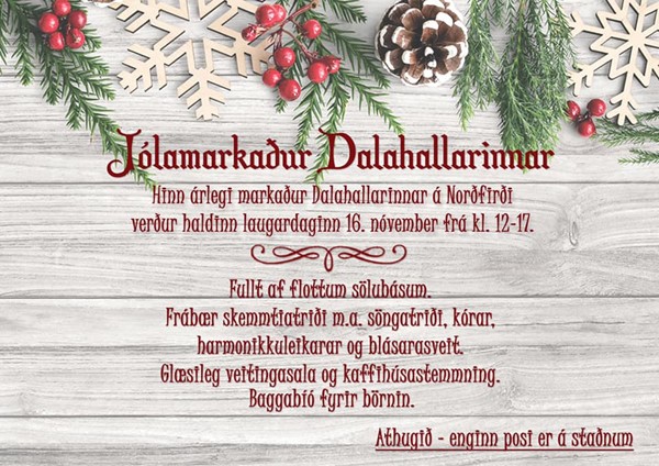 Jólamarkaður í Dalahöllinni