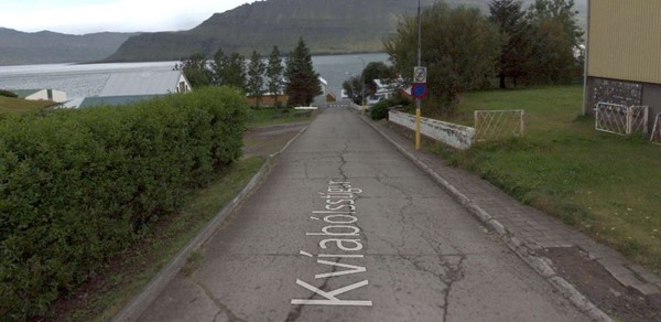 Framkvæmdir við Kvíabólsstíg í Neskaupstað Framkvæmdir við Kvíabólsstíg í Neskaupstað