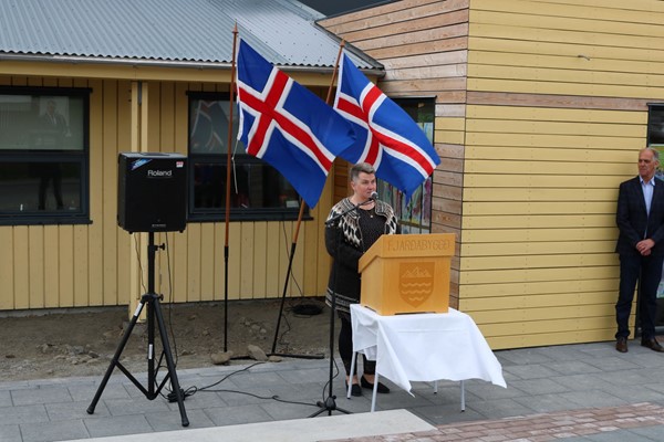 Viðbygging við Leikskólann Lyngholt tekin formlega í notkun