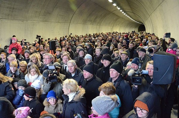 Vel heppnuð hátíð í tilefni af opnun Norðfjarðarganga