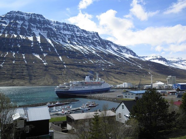 Skemmtiferðaskipin snemma á ferðinni í ár