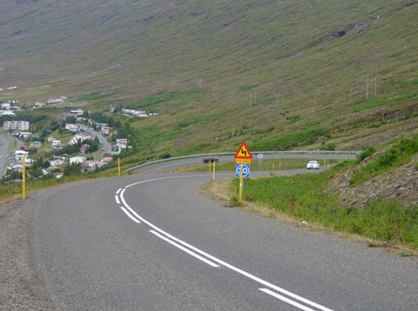 Skemmdir unnar á mælitækjum við Oddsskarðsveg