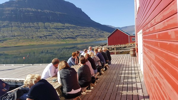 Fundur með stjórn Sambands Íslenskra sveitarfélaga