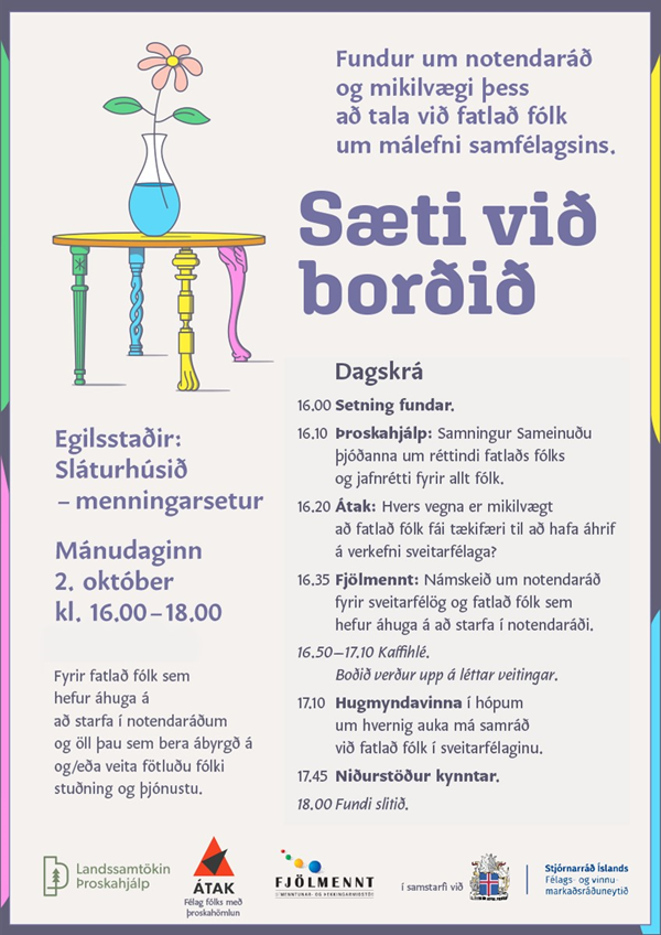 Sæti við borðið Sæti við borðið
