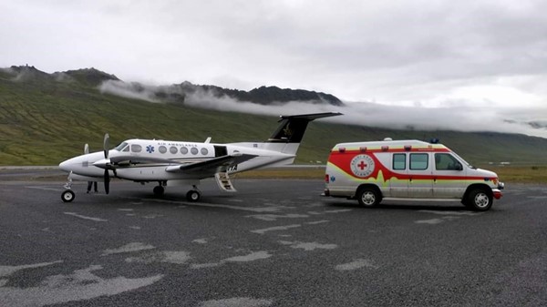 Sjúkraflutningamaður á Norðfirði Sjúkraflutningamaður á Norðfirði