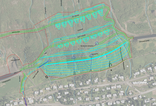 Framkvæmdir við ofanflóðamannvirki í Neskaupstað ganga vel