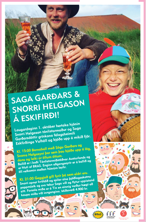 Saga Garðars og Snorri Helgason á Eskifirði