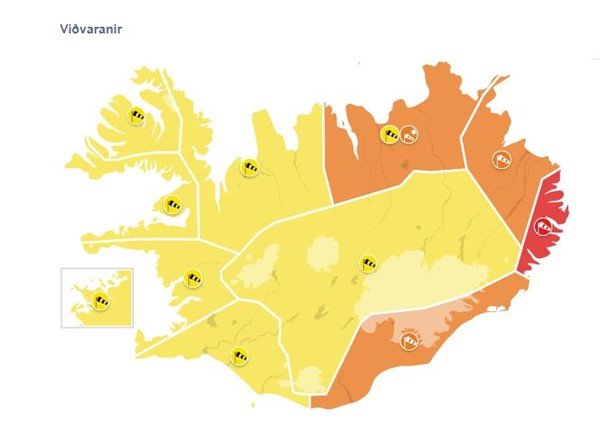 Rauð veðurviðvörun sunnudaginn 25. september - tryggjum lausamuni